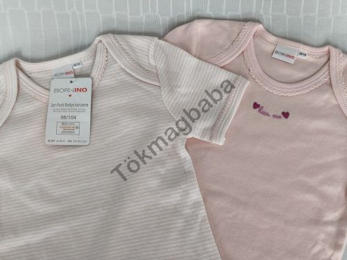 Bornino by Baby Walz rövid ujjú body csomag – 2 db – 98/104