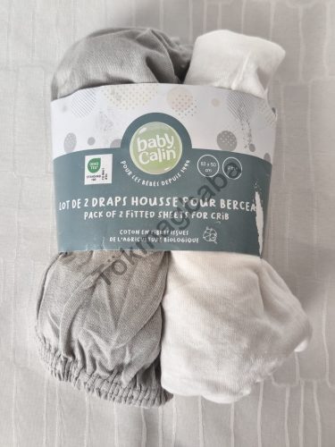 Babycalin gumis lepedő szett, 83x50 