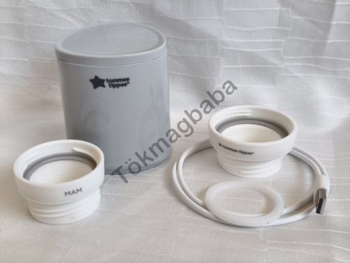 Tommee Tippee LetsGo hordozható elektromos cumisüveg melegítő, USB-n keresztül tölthető