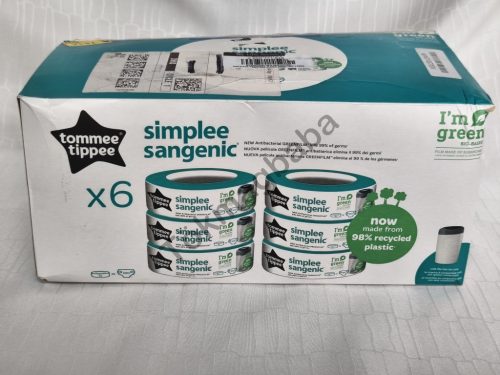 Tommee Tippee Simplee Sangenic utántöltők, 6 db