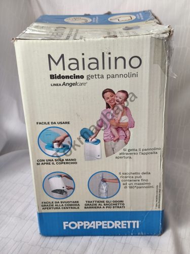 Foppapedretti pelenkatároló kuka (Maialino / Angelcare rendszer) + 1 db Angelcare kazetta