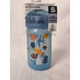 Suavinex szívószálas tanulópohár, 18m+