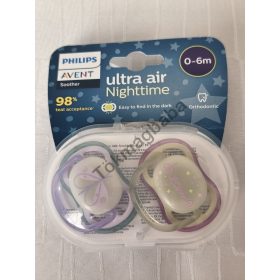  Philips Avent Ultra Air éjszakai sötétben világító cumi szett, 0-6 hónapos korig