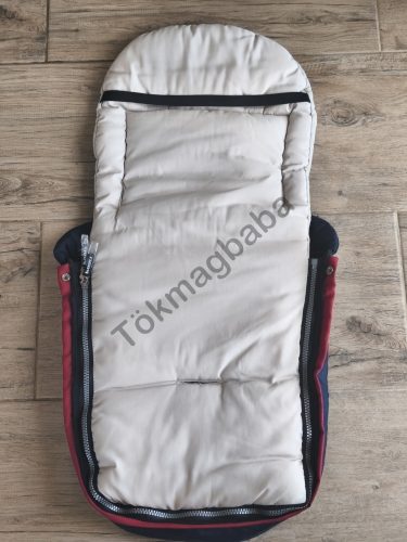 Knorr Pram-Maker kifordítható lábzsák – sötétkék/bordó